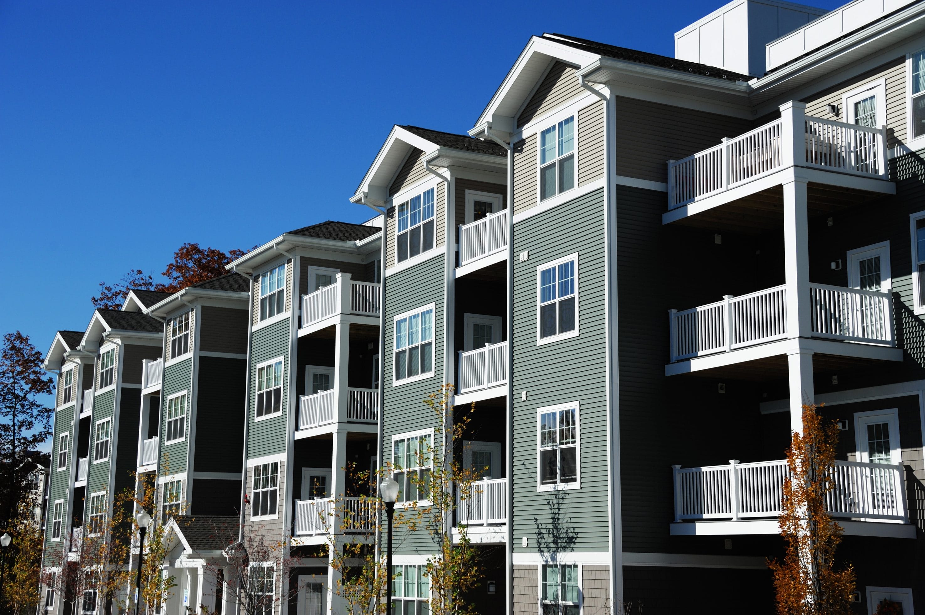 Apartment Complex Representing Commercial Radon Mitigation 