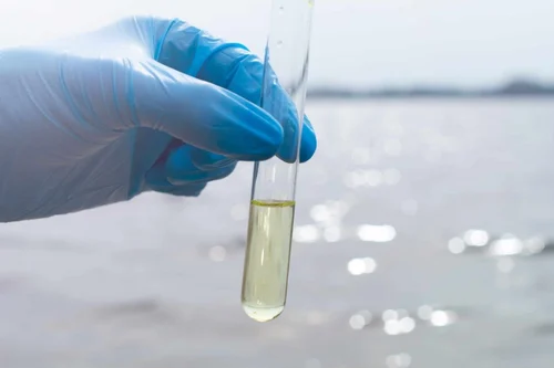 Scientist Performing Commercial Radionuclide Water Testing